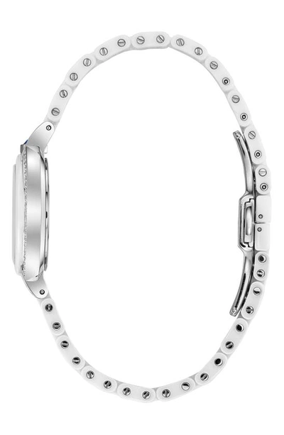 Shop Bulova Classic Rubaiyat Diamond Bracelet Watch, 35mm In Silverone