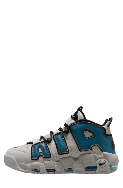 Shop Nike Air More Uptempo '96 Sneaker In Light Iron Ore/ Blue