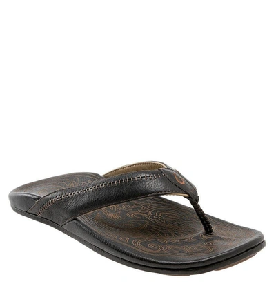 Shop Olukai 'hiapo' Flip Flop In Black