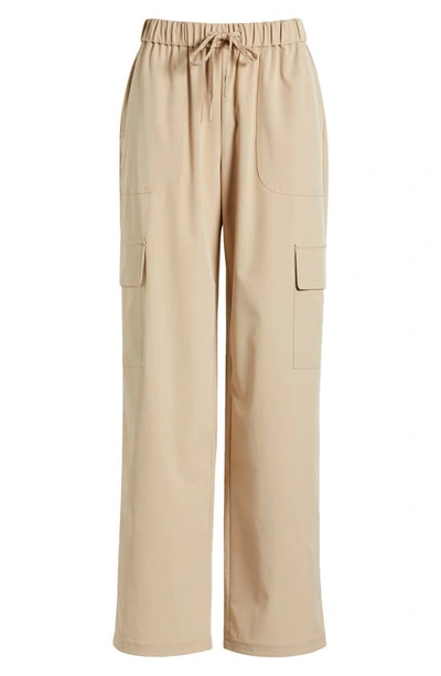 Zella Interval Utility Cargo Pants In Tan Nomad