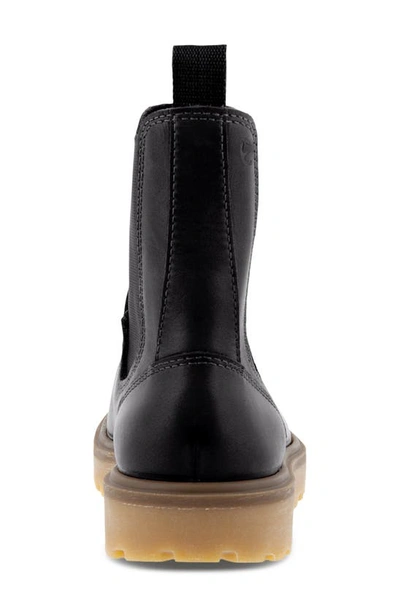 Shop Ecco Staker Leather Chelsea Boot In Black