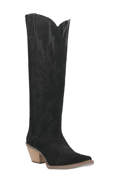 Shop Dingo Thunder Road Cowboy Boot In Black