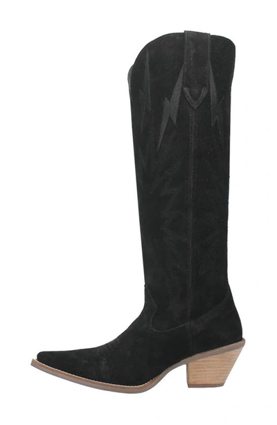 Dingo Thunder Road Cowboy Boot In Black