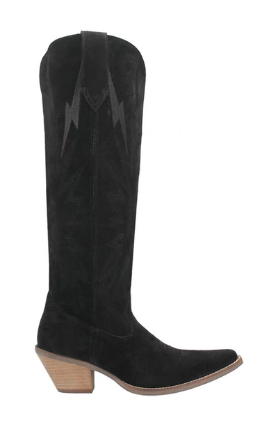 Shop Dingo Thunder Road Cowboy Boot In Black