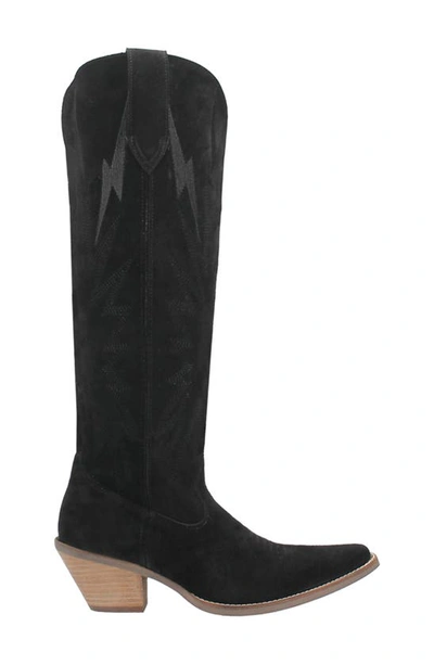 Dingo Thunder Road Cowboy Boot In Black
