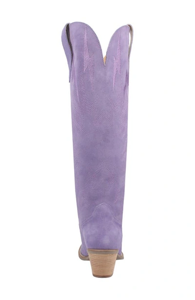 Shop Dingo Thunder Road Cowboy Boot In Periwinkle
