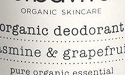 Shop Erbaviva Jasmine & Grapefruit Organic Deodorant Spray, 3.5 oz In Jasmine Grapefruit