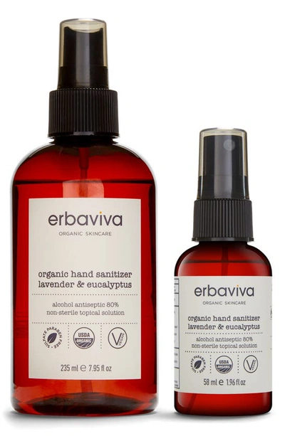 Shop Erbaviva Organic Lavender & Eucalyptus Hand Sanitizer Duo