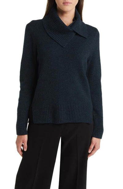 Shop Kobi Halperin Dawson Turtleneck Cashmere Sweater In Sea Moss