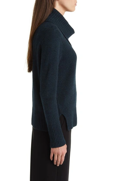 Shop Kobi Halperin Dawson Turtleneck Cashmere Sweater In Sea Moss