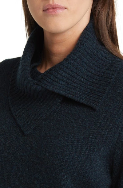 Shop Kobi Halperin Dawson Turtleneck Cashmere Sweater In Sea Moss