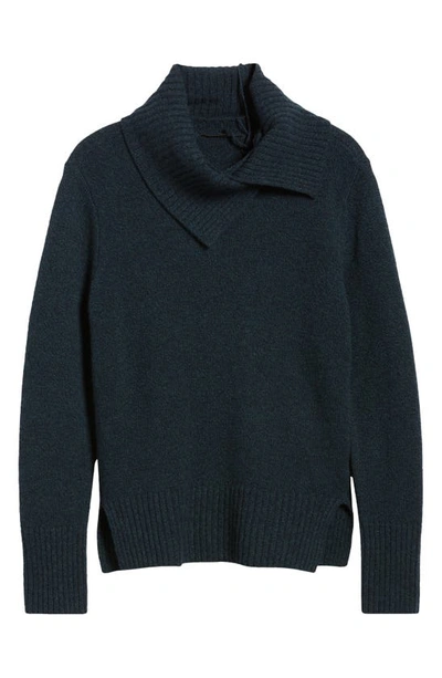 Shop Kobi Halperin Dawson Turtleneck Cashmere Sweater In Sea Moss