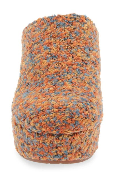 Chocolat Blu Gertie Platform Clog In Rust Multi Tweed