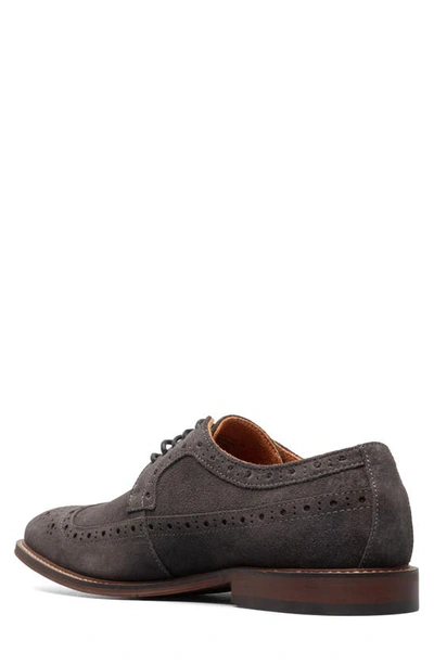 Shop Stacy Adams Marligan Wingtip Derby In Dark Gray