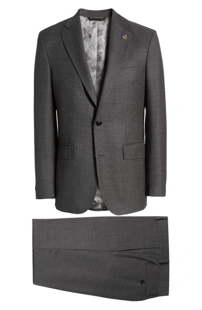 Shop Ted Baker Jay Slim Fit Wool Suit In Grey