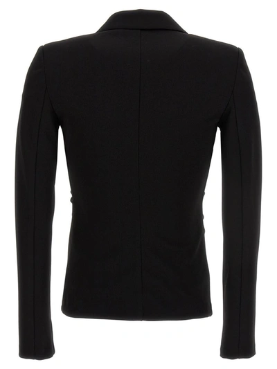 Shop Liu •jo Liu Jo Slim Jacket In Black