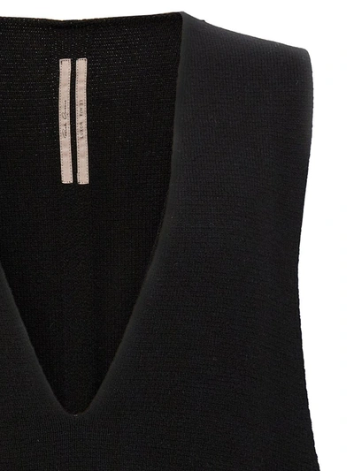 Shop Rick Owens 'v Tank' Vest In Black