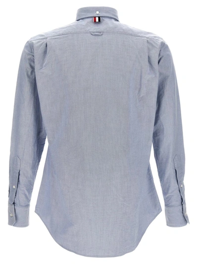 Shop Thom Browne 'classic' Shirt In Light Blue