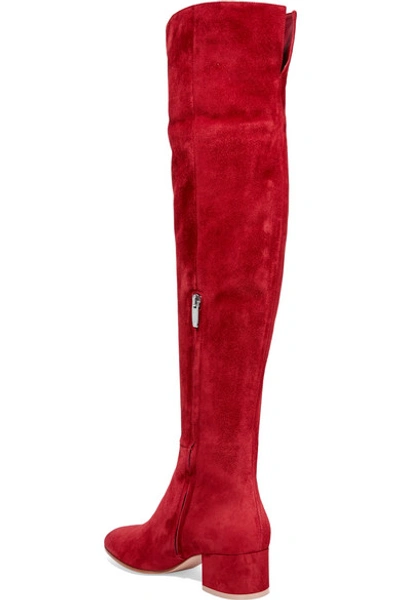 GIANVITO ROSSI Suede over-the-knee boots 