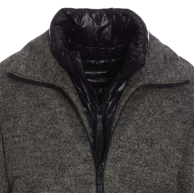 Shop Dolce & Gabbana Coats In Grey