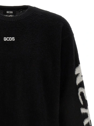 Shop Gcds Logo Sweater In White/black