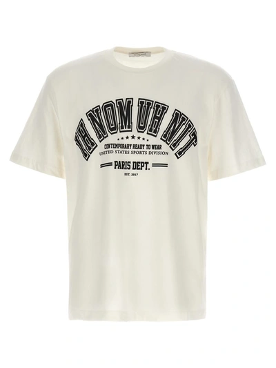 Shop Ih Nom Uh Nit 'college' T-shirt In White