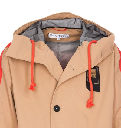 Shop Jw Anderson Coats In Beige/orange