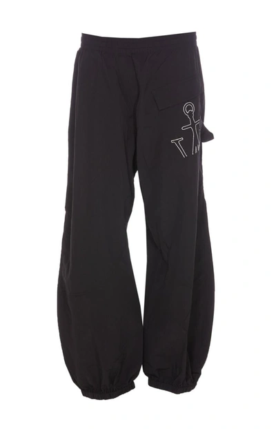 Shop Jw Anderson Trousers In Black