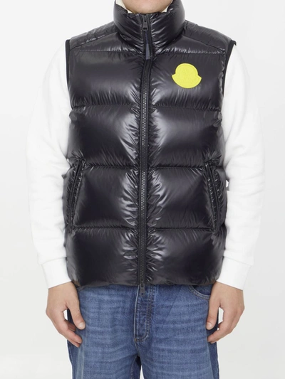 Shop Moncler Sumido Padded Vest In Black