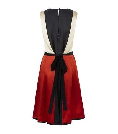 Shop Marc Jacobs Two-tone Silk Dress