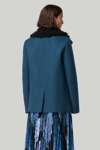 Shop Altuzarra 'anafi' Coat In Starling