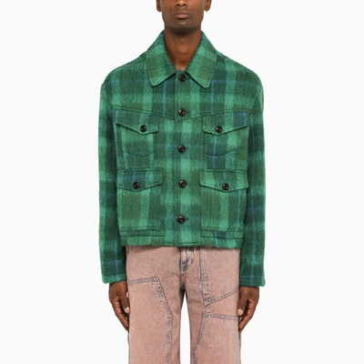 Shop Andersson Bell Short Jacket In Green