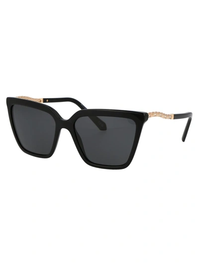 Shop Bvlgari Sunglasses In 501/87 Black