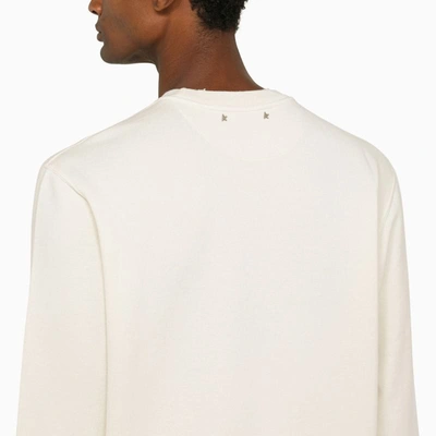 Shop Golden Goose Deluxe Brand Heritage Running Club Sweatshirt In White