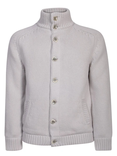 Herno Infinity Wool Bomber Jacket In Grey