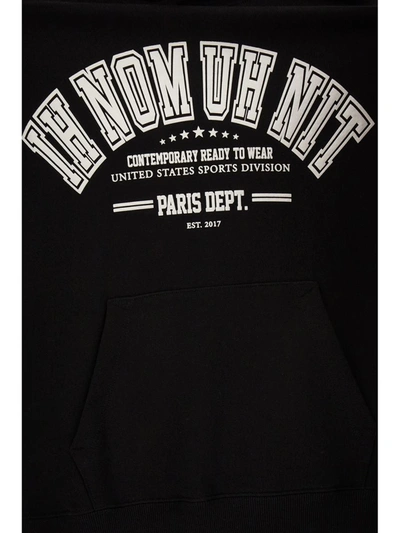 Shop Ih Nom Uh Nit 'college' Hoodie In Black