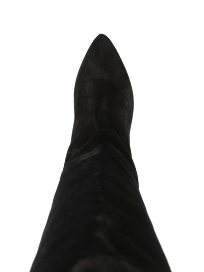 Shop Isabel Marant Skarlet Leather Boots In Black