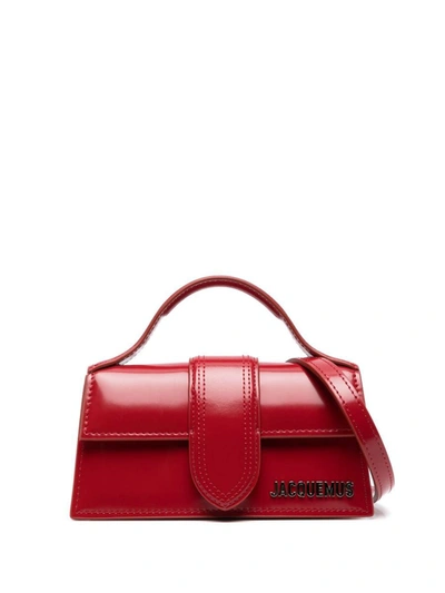 Shop Jacquemus Le Bambino Handbag In Red