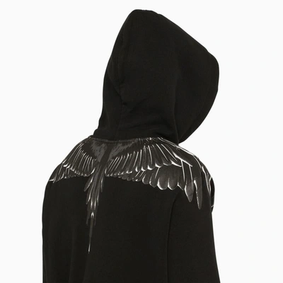 Shop Marcelo Burlon County Of Milan Marcelo Burlon Icon Wings Hoodie In Black