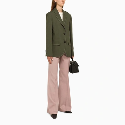 Shop Marni Forest Single-breasted Blazer In In Green