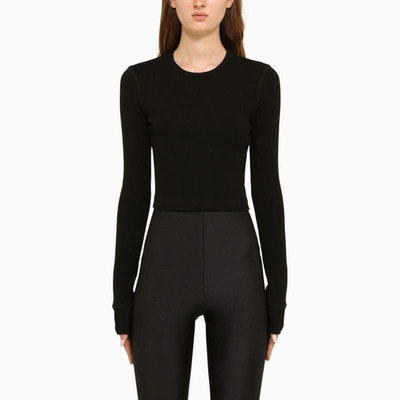 Wardrobe.nyc X Hailey Bieber Long Sleeve Tee Black In Black