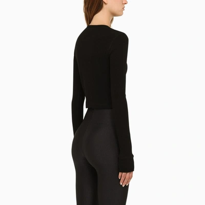 Wardrobe.nyc X Hailey Bieber Long Sleeve Tee Black In Black