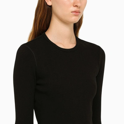 Wardrobe.nyc X Hailey Bieber Long Sleeve Tee Black In Black