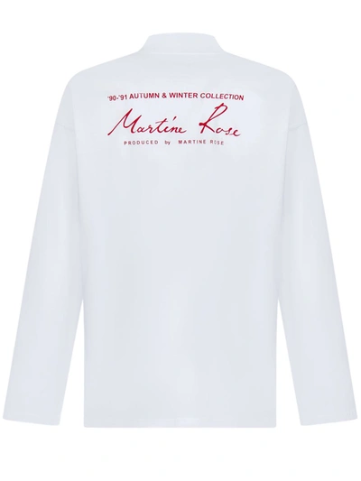 Shop Martine Rose T-shirts And Polos White