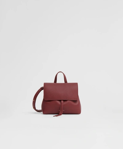 Shop Mansur Gavriel Mini Soft Lady Bag In Claret
