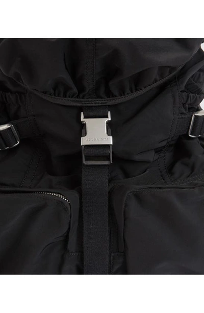 Shop Allsaints Ren Nylon Hiking Backpack In Black