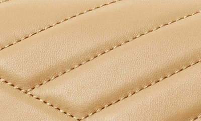 Tory Burch Kira Chevron Small Convertible Shoulder Bag Beige Leather  ref.626395 - Joli Closet