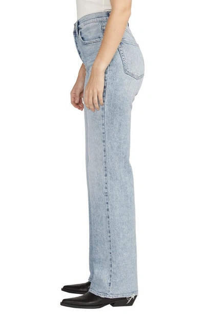 Shop Silver Jeans Co. Highly Desirable High Waist Trouser Jeans In Indigo