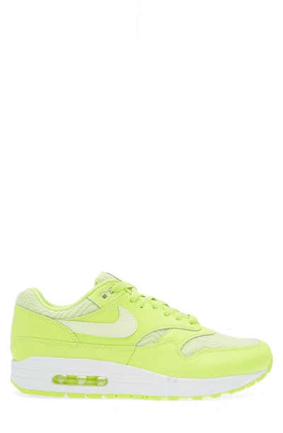 Shop Nike Air Max 1 Premium Sneaker In Volt/ Barely Volt/ White