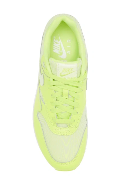 Shop Nike Air Max 1 Premium Sneaker In Volt/ Barely Volt/ White
